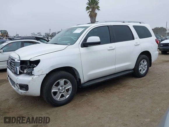 2018 Toyota Sequoia SR5 with VIN 5TDBY5G13JS165133, listed as a IAAI auction lot 42034441 with 121,474 mi miles. Bid and sale history available at carsss.com. Image 14.