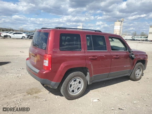 2016 Jeep Patriot Sport with VIN 1C4NJPBA1GD600370, listed as a Copart auction lot 52784645 with 228,503 mi miles and Clean Title. Bid and sale history available at carsss.com. Image 3.