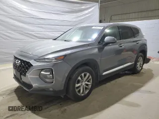 2019 Hyundai Santa Fe SEL z VIN 5NMS3CAD6KH128488, wystawiony jako Copart lot #55432125 z przebiegiem 124 591 mil mil oraz Szkoda całkowita • Salvage title. Historia ofert i sprzedaży dostępna na DreamBid. Obrazek 1.