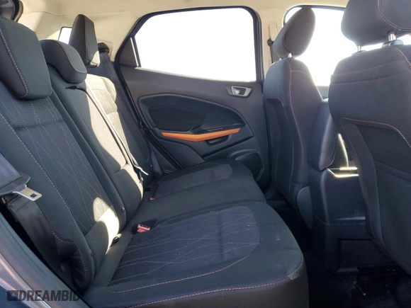 2021 Ford EcoSport SE with VIN MAJ3S2GE4MC439197, listed as a Copart auction lot 82904374 with 51,379 mi miles and Salvage Title. Bid and sale history available at carsss.com. Image 10.