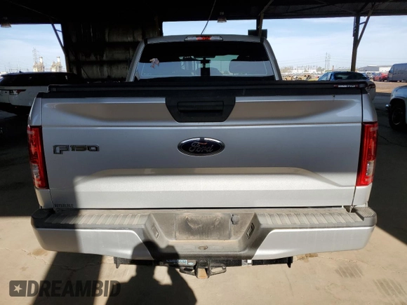 2015 Ford F-150 XL with VIN 1FTEX1CP0FKE50583, listed as a Copart auction lot 52542995 with 51,656 mi miles and Salvage Title. Bid and sale history available at carsss.com. Image 6.