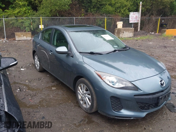 2012 Mazda 3 i Grand Touring with VIN JM1BL1W87C1662837, listed as a IAAI auction lot 42591473 with 76,516 mi miles and . Bid and sale history available at DreamBid. Image 1.