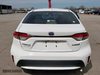 2022 Toyota Corolla Hybrid LE with VIN JTDEAMDE4NJ040406, listed as a Copart auction lot 48586865 with 81,098 mi miles and Salvage Title. Bid and sale history available at carsss.com. Image 6.