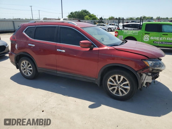 2019 Nissan Rogue SV with VIN 5N1AT2MT2KC798154, listed as a Copart auction lot 52115855 with 82,169 mi miles and Salvage Title. Bid and sale history available at DreamBid. Image 4.