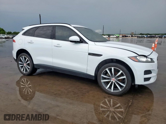 2018 Jaguar F-Pace 20d Prestige with VIN SADCK2FN9JA255073, listed as a Copart auction lot 54327105 with Not Provided miles and Clean Title. Bid and sale history available at DreamBid. Image 4.
