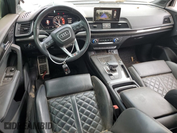 2018 Audi SQ5 Premium Plus with VIN WA1A4AFY0J2205183, listed as a Copart auction lot 65414304 with 53,868 mi miles and Salvage Title. Bid and sale history available at DreamBid. Image 8.