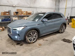 2022 Infiniti QX50 SENSORY with VIN 3PCAJ5EB5NF120457, listed as a Copart auction lot 38217374 with 6,253 mi miles. Bid and sale history available at carsss.com. Image 1.
