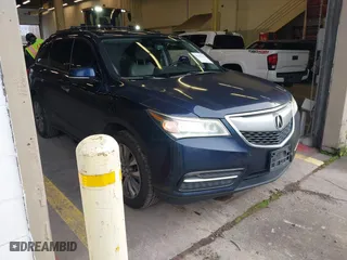 2014 Acura MDX Tech Pkg with VIN 5FRYD4H45EB025795, listed as a IAAI auction lot 41232115 with 140,531 mi miles. Bid and sale history available at carsss.com. Image 1.