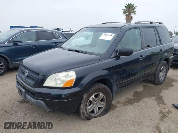 2005 Honda Pilot EX-L с VIN 2HKYF18565H566536, выставлен на аукционе IAAI как лот 42283758 с пробегом 131 630 миль миль и . История ставок и продаж доступна на DreamBid. Изображение 17.