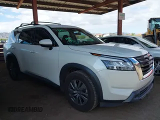 2022 Nissan Pathfinder SV с VIN 5N1DR3BA5NC238362, выставлен на аукционе IAAI как лот 42078962 с пробегом 59 533 миль миль и . История ставок и продаж доступна на DreamBid. Изображение 1.