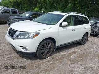 2014 Nissan Pathfinder S z VIN 5N1AR2MM4EC655234, wystawiony jako IAAI lot #42178826 z przebiegiem 152 346 mil mil oraz . Historia ofert i sprzedaży dostępna na DreamBid. Obrazek 2.
