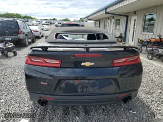 2017 Chevrolet Camaro 2LT with VIN 1G1FD3DS1H0101483, listed as a Copart auction lot 56183254 with 124,645 mi miles and Salvage Title. Bid and sale history available at carsss.com. Image 6.