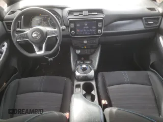 2020 Nissan LEAF SV Plus with VIN 1N4BZ1CP5LC300588, listed as a Copart auction lot 43265445 with 44,510 mi miles and Salvage Title. Bid and sale history available at DreamBid. Image 8.