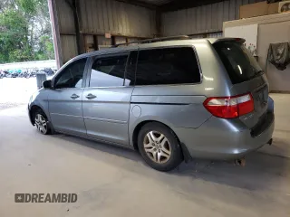 2007 Honda Odyssey EX with VIN 5FNRL38497B144794, listed as a Copart auction lot 55696584 with 0 mi miles and Salvage Title. Bid and sale history available at carsss.com. Image 2.