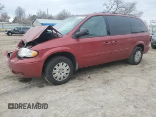2006 Chrysler Town & Country LWB LX with VIN 1A4GP44R06B751343, listed as a Copart auction lot 84752724 with 89,037 mi miles and Salvage Title. Bid and sale history available at carsss.com. Image 1.