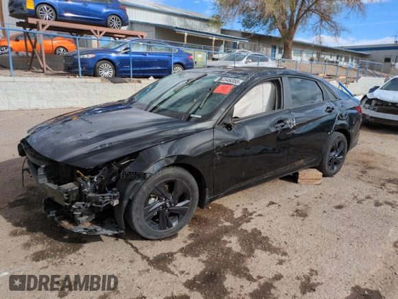 2023 Hyundai Elantra SEL with VIN 5NPLM4AG4PH095583, listed as a Copart auction lot 52349355 with 37,202 mi miles and Non repairable. Bid and sale history available at DreamBid. Image 1.