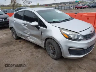 2016 Kia Rio LX with VIN KNADM4A37G6633251, listed as a IAAI auction lot 41909406 with 114,830 mi miles and . Bid and sale history available at DreamBid. Image 1.
