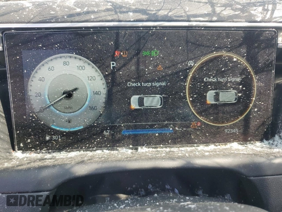 2022 Hyundai Tucson SEL with VIN 5NMJCCAE4NH029922, listed as a Copart auction lot 50301685 with 92,345 mi miles and Salvage Title. Bid and sale history available at carsss.com. Image 9.