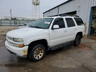 2005 Chevrolet Tahoe Z71 with VIN 1GNEK13T65R197195, listed as a Copart auction lot 44345435 with 0 mi miles and Salvage Title. Bid and sale history available at carsss.com. Image 1.
