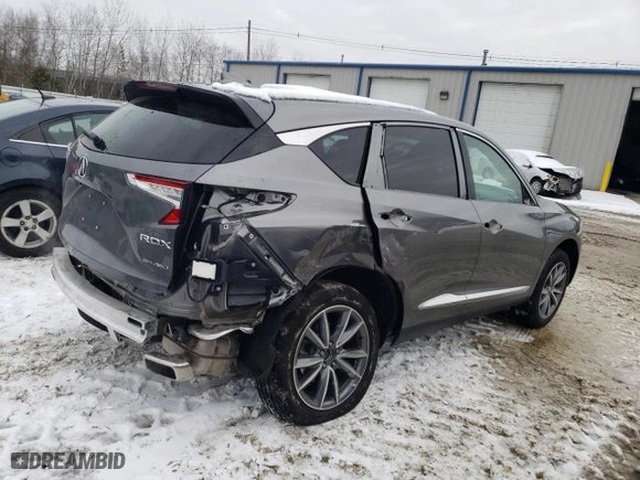 2024 Acura RDX w/Technology Package with VIN 5J8TC2H56RL003532, listed as a Copart auction lot 88216955 with 4,636 mi miles and Salvage Title. Bid and sale history available at carsss.com. Image 3.
