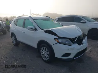 2016 Nissan Rogue SL with VIN 5N1AT2MT4GC771805, listed as a IAAI auction lot 41486830 with 117,381 mi miles. Bid and sale history available at carsss.com. Image 1.