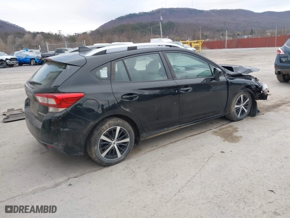 2019 Subaru Impreza Premium with VIN 4S3GTAC65K3733805, listed as a IAAI auction lot 41904014 with 73,805 mi miles. Bid and sale history available at carsss.com. Image 4.