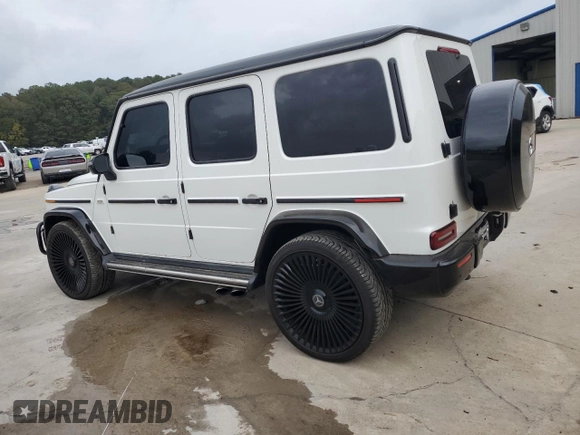 2020 Mercedes-Benz G AMG G 63 with VIN W1NYC7HJ1LX353898, listed as a Copart auction lot 77526604 with 41,978 mi miles and Salvage Title. Bid and sale history available at carsss.com. Image 2.
