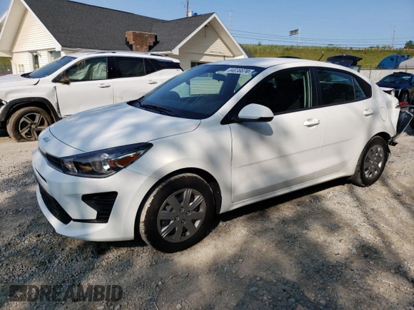 2023 Kia Rio S with VIN 3KPA24AD3PE597752, listed as a Copart auction lot 64836674 with 8,434 mi miles and Salvage Title. Bid and sale history available at carsss.com. Image 1.
