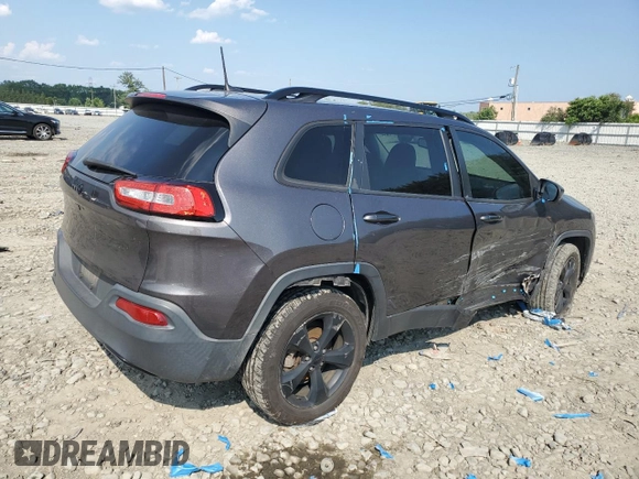 2018 Jeep Cherokee Latitude Tech Connect with VIN 1C4PJLCB2JD563295, listed as a Copart auction lot 63616125 with 71,618 mi miles and Salvage title. Bid and sale history available at DreamBid. Image 3.
