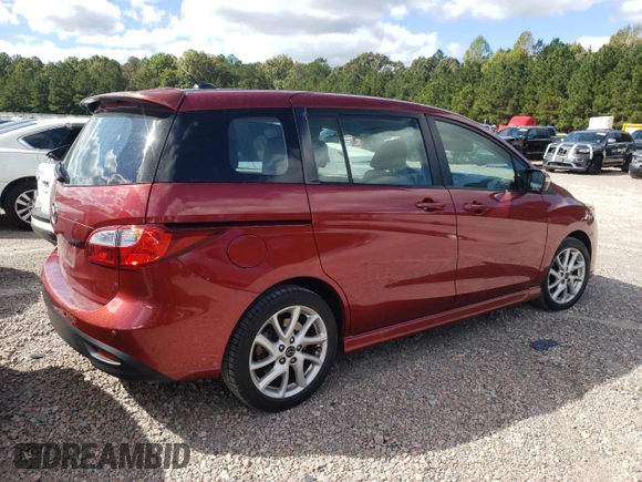2015 Mazda 5 Grand Touring with VIN JM1CW2DL2F0190095, listed as a Copart auction lot 75709034 with 65,509 mi miles and Salvage title. Bid and sale history available at DreamBid. Image 3.