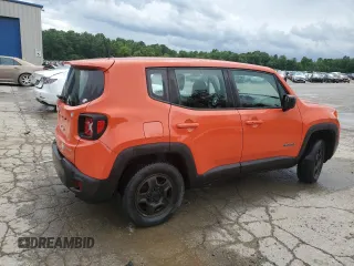 2017 Jeep Renegade Sport with VIN ZACCJBAB4HPE54733, listed as a Copart auction lot 61363555 with 199,315 mi miles and Salvage title. Bid and sale history available at DreamBid. Image 3.