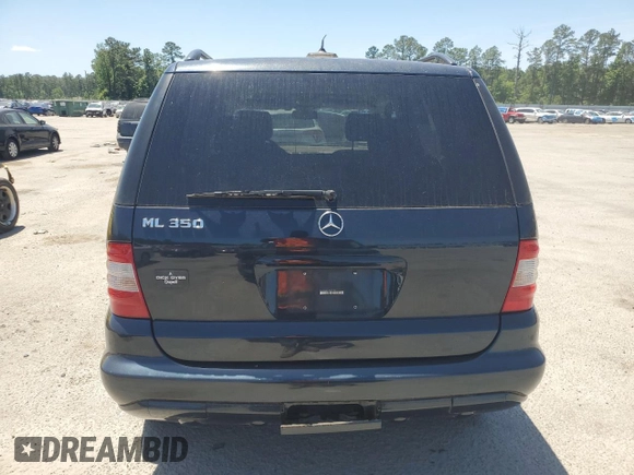 2004 Mercedes-Benz M 350 with VIN 4JGAB57EX4A501504, listed as a Copart auction lot 55389015 with 156,361 mi miles and Clean Title. Bid and sale history available at carsss.com. Image 6.