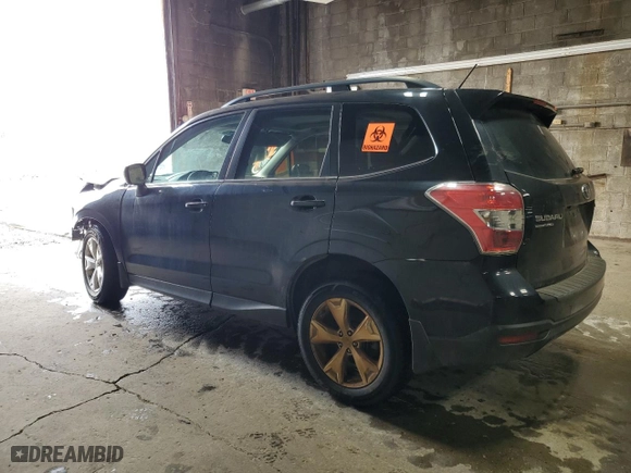 2014 Subaru Forester 2.5i Limited with VIN JF2SJAJC4EH525660, listed as a Copart auction lot 45629695 with 0 mi miles and Salvage Title. Bid and sale history available at carsss.com. Image 2.