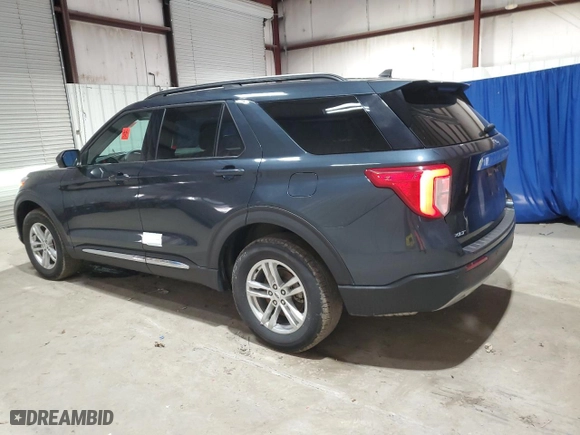2023 Ford Explorer XLT with VIN 1FMSK8DH1PGB44008, listed as a Copart auction lot 50099925 with 44,387 mi miles and Salvage Title. Bid and sale history available at carsss.com. Image 2.