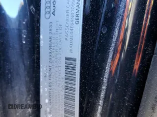 2004 Audi A8 L with VIN WAUML44E64N010995, listed as a Copart auction lot 44119705 with Not Provided miles and Clean Title. Bid and sale history available at carsss.com. Image 12.