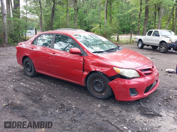 2011 Toyota Corolla L with VIN 2T1BU4EE3BC597999, listed as a IAAI auction lot 42192116 with 207,499 mi miles. Bid and sale history available at carsss.com. Image 1.