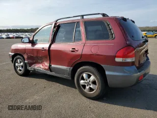 2005 Hyundai Santa Fe GLS with VIN KM8SC13E05U900292, listed as a Copart auction lot 72005604 with 121,849 mi miles and Salvage Title. Bid and sale history available at carsss.com. Image 2.