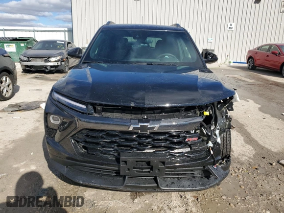 2025 Chevrolet TrailBlazer RS with VIN KL79MTSL4SB008157, listed as a Copart auction lot 76710954 with 2,028 mi miles and Salvage Title. Bid and sale history available at carsss.com. Image 5.