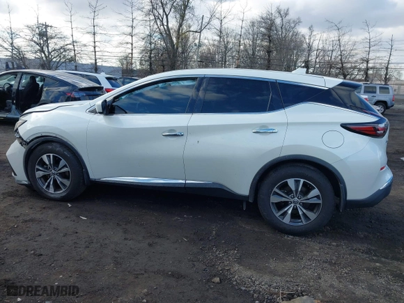 2021 Nissan Murano S with VIN 5N1AZ2AS8MC146605, listed as a IAAI auction lot 41683334 with 48,558 mi miles. Bid and sale history available at carsss.com. Image 14.