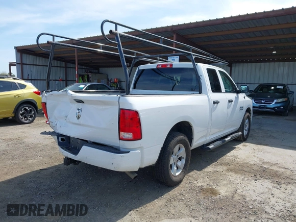 2018 Ram 1500 Tradesman z VIN 1C6RR6FG3JS341748, wystawiony jako IAAI lot #41764375 z przebiegiem 181 986 mil mil oraz . Historia ofert i sprzedaży dostępna na DreamBid. Obrazek 4.