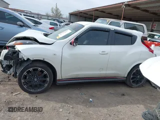2014 Nissan Juke Nismo with VIN JN8AF5MV2ET365893, listed as a IAAI auction lot 41743612 with Not provided miles and . Bid and sale history available at DreamBid. Image 14.
