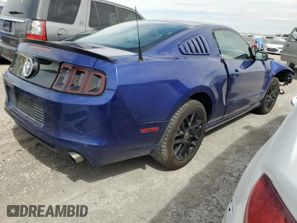 2014 Ford Mustang V6 with VIN 1ZVBP8AM1E5285089, listed as a Copart auction lot 48052615 with Not Provided miles and Salvage Title. Bid and sale history available at carsss.com. Image 3.