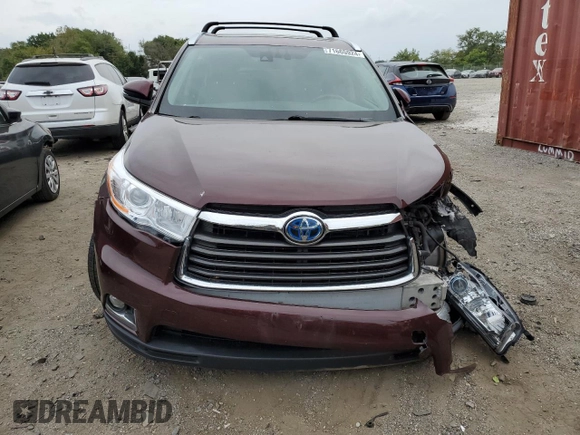 2015 Toyota Highlander Hybrid Limited with VIN 5TDDCRFH0FS009944, listed as a Copart auction lot 71665924 with 151,013 mi miles and Salvage Title. Bid and sale history available at carsss.com. Image 5.
