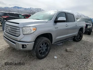2016 Toyota Tundra 4WD Truck Platinum with VIN 5TFAW5F16GX550370, listed as a Copart auction lot 50226495 with 111,812 mi miles and Salvage Title. Bid and sale history available at carsss.com. Image 1.