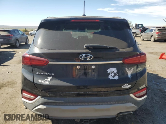 2020 Hyundai Santa Fe SE with VIN 5NMS23AD5LH198519, listed as a Copart auction lot 77644014 with 0 mi miles and Salvage Title. Bid and sale history available at carsss.com. Image 6.
