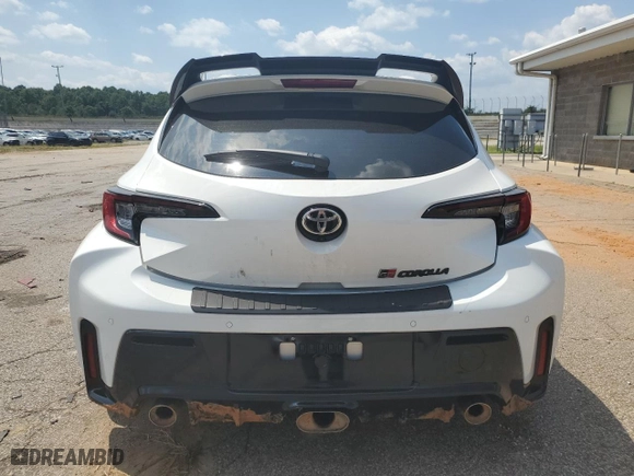 2024 Toyota GR Corolla Core with VIN JTNABAAE5RA011206, listed as a Copart auction lot 67773484 with 11,157 mi miles and Salvage Title. Bid and sale history available at carsss.com. Image 6.