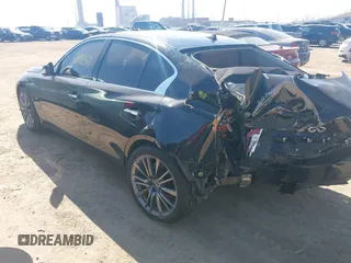 2019 Infiniti Q50 3.0t LUXE with VIN JN1EV7AR6KM591124, listed as a IAAI auction lot 41683686 with 66,529 mi miles. Bid and sale history available at carsss.com. Image 3.