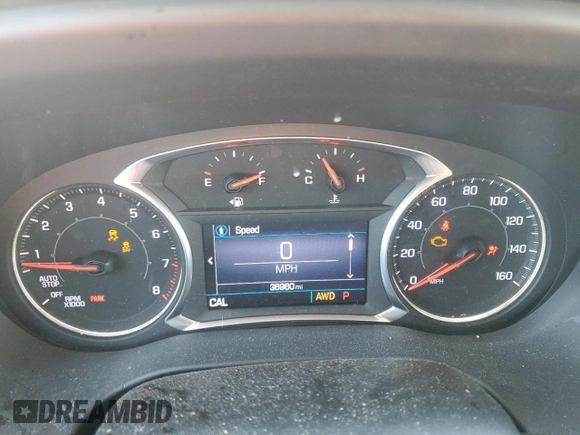 2021 GMC Acadia SLE with VIN 1GKKNRLS0MZ199312, listed as a Copart auction lot 41847815 with 36,960 mi miles and Salvage Title. Bid and sale history available at carsss.com. Image 9.