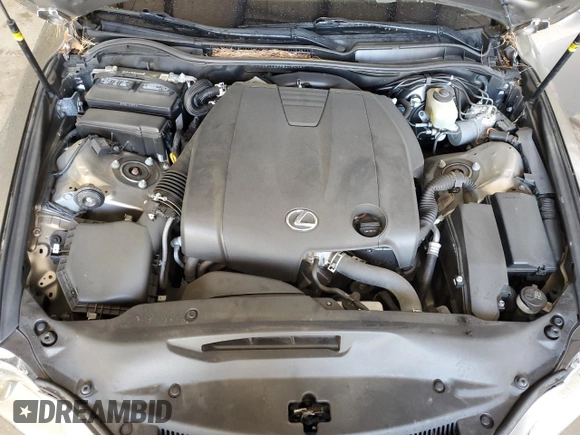 2015 Lexus IS 250 with VIN JTHCF1D29F5019038, listed as a Copart auction lot 53210275 with 55,348 mi miles and Salvage Title. Bid and sale history available at DreamBid. Image 11.