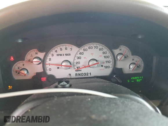 2002 Mercury Mountaineer Convenience with VIN 4M2ZU66E42UJ27065, listed as a Copart auction lot 73788994 with 268,471 mi miles and Salvage title. Bid and sale history available at DreamBid. Image 9.